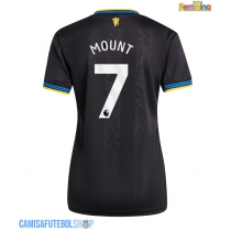 Camisa de time de futebol Manchester United Mason Mount #7 Replicas 3º Equipamento Feminina 2025-26 Manga Curta